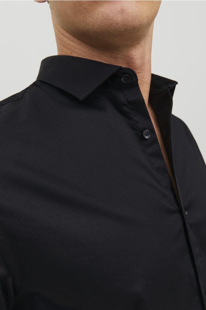 jjprPARMA SHIRT L/S NOOS 12097662 Black